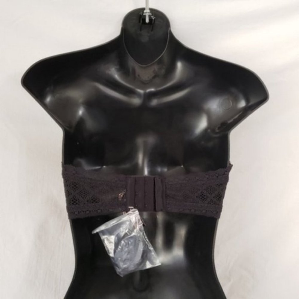LAST CHANCE!  Victoria's Secret Bralette Bandeau Black Small New - Picture 6 of 7
